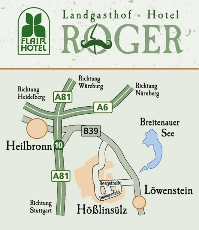 Flair Hotel Landgasthof Roger Löwenstein Exterior foto